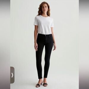 AG Women’s Farrah Black Corduroy Skinny Pants Size 24‎